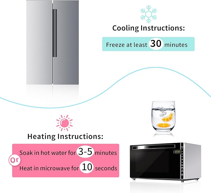 Gel Ice Pack Reusable Cooling Eye Pads and Under Patches,Eye Hot Cold Treatment for Redness,Pain Relief Relax (Oranges)