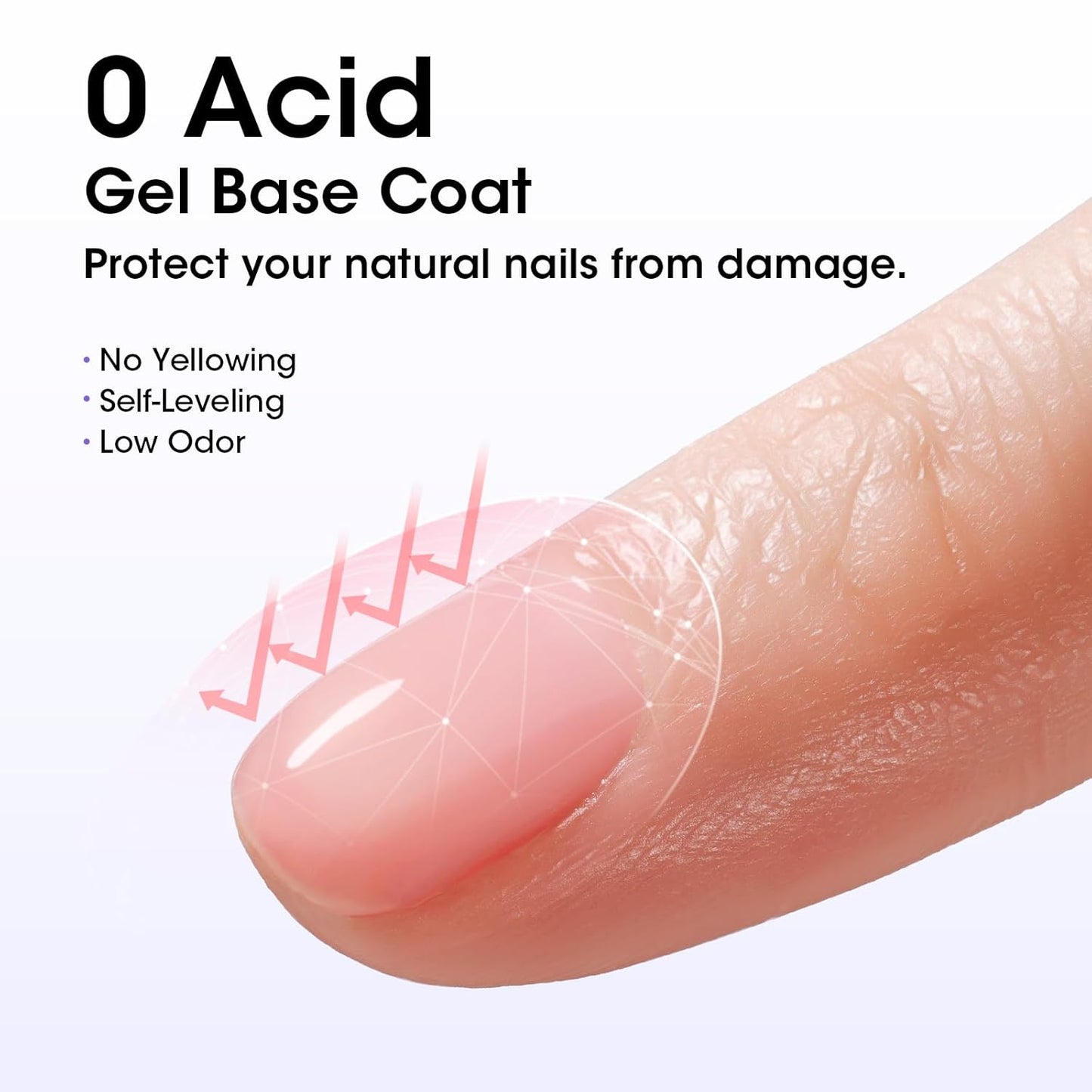 GELLEN 100ml Base Coat Gel Polish Soak Off U V Light Cured High Capacity Base Coat Gel Nail Polish for Salon
