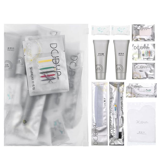 Hygiene Kit, Hygiene Kit Bulk, The Travel Hygiene Kit Is Fully Equipped, Individually Packed, Easy To Carry, Convenience Kits Suitable For Hotel, Home, Camping, Travel (PACK-12)