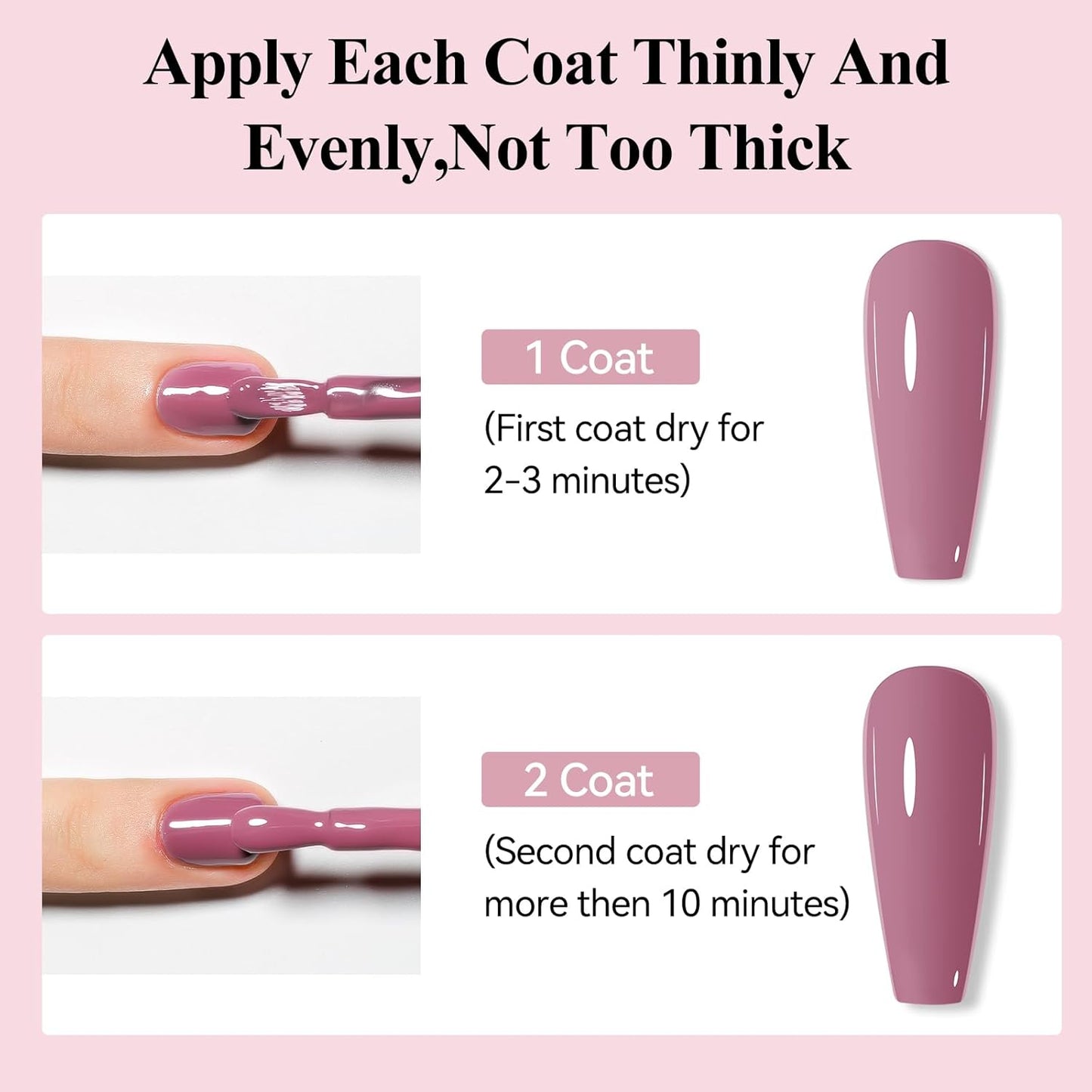 Quick Dry Nail Polish, Nail Lacquer Non-Gel Nail Art Polish for Fall and Winter, Air Fast Drying Nail Pigment High Coverage Fingernail Concealer Polish, 1PC 12ML Long Last