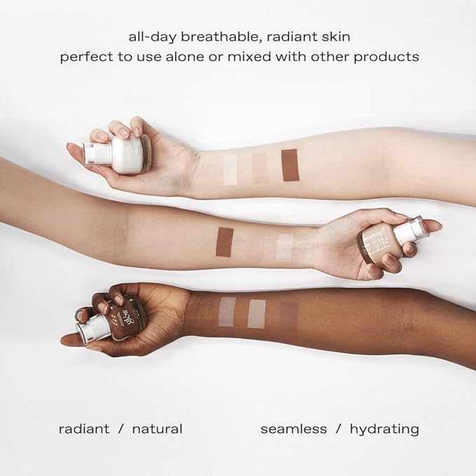 glow breathable blemish balm #one : Cruelty-Free & Artificial Fragrance-Free, Essential Oil-Free, Gluten-Free, lightweight & hydrating bb cream that feels like skincare, 1 Fl Oz