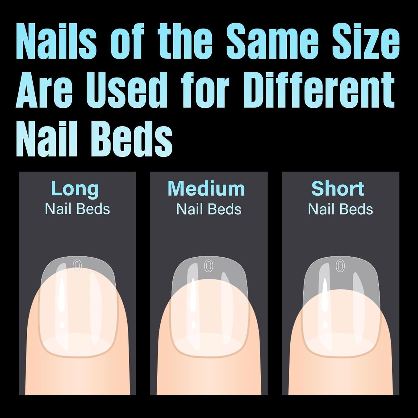 TOMICCA Medium Square Nail Tips, 240Pcs Soft Acrylic Nail Tips Pre-Shaped Half Matte Fake Clear Gelly Tips, Press on Acrylic Nails for Nail Extension DIY Nail Salon 12 Sizes