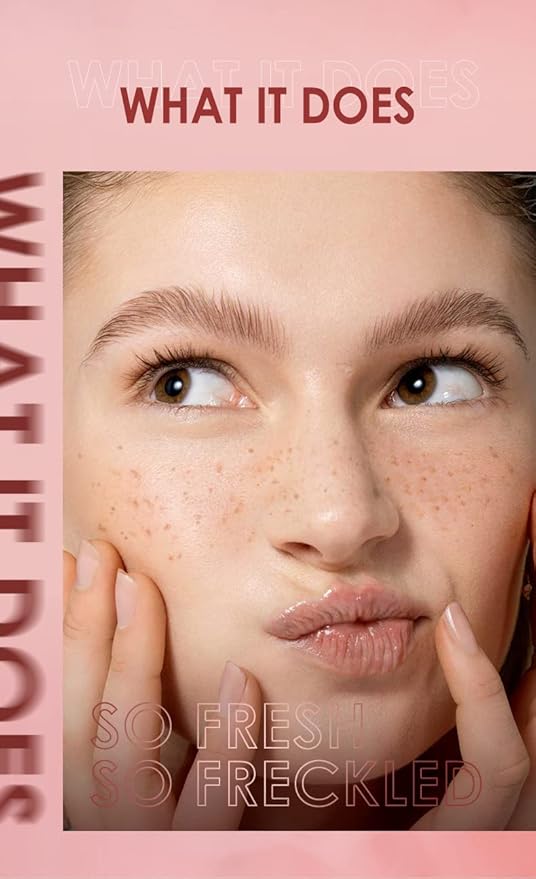 Freckle Pen Faux Freckle Pen Colour Pop Freckle Pen Supernaturally Realistic Freckles Makeup Brush Fantastic Freckles Pen Long-lasting Waterproof Soft-point Absorbent Pen For a Natural and Easy Makeup Look (dark brown)