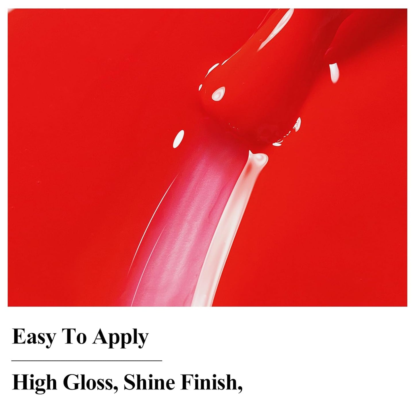 Nail Polish, Air Quick Dry, Bright Red Color Nail Lacquer Non-Gel Fast Drying Nail Art Polish, Nail Pigment Oil-based Jelly Fingernail Concealer Polish, 1PC 12ML Long Last