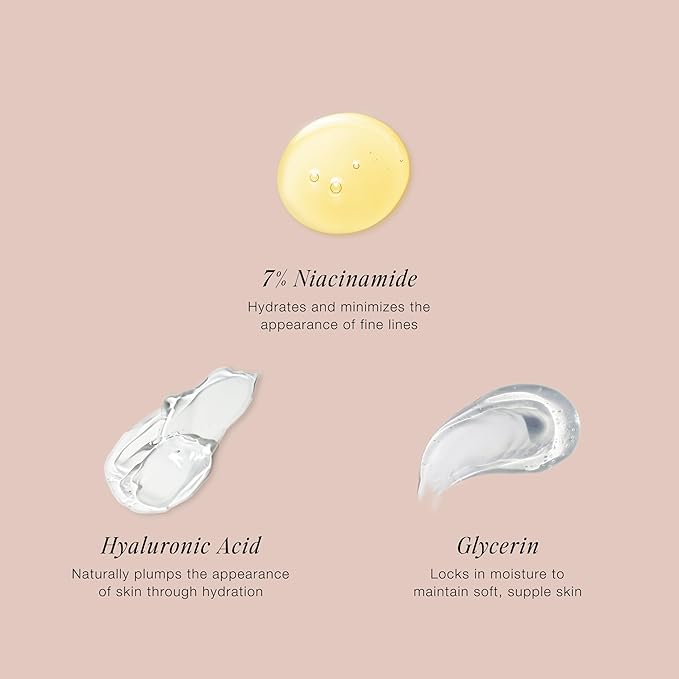 Jouer Luminizing Glow Drops for Face, Dewy Serum for Glowing Skin, 7% Niacinamide, Hyaluronic Acid, & Glycerin, 1 fl oz