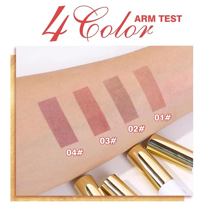2Pcs 2025 New 24K Gold Liquid Lip Gloss Peel Off Lip Stain Tattoo with Tweezer, Lips Stain Peel Off Masque, Long Lasting Waterproof Lip Tint Stain, Transfer-proof for All Skin Types 03#+04#