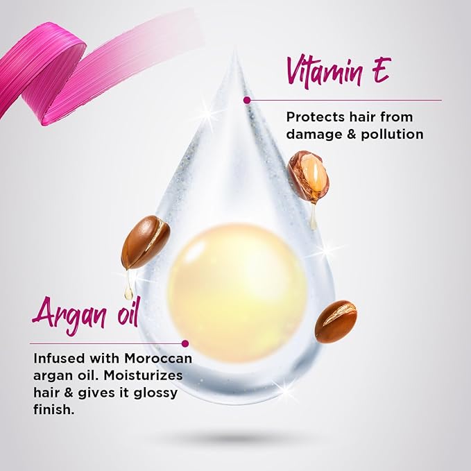 Livon Hair Serum for Men & Women | Frizz-free, stronger and shinier hair | Sulphate & Paraben free| For All Hair Types | Lightweight & Non Greasy | Enriched with Argan Oil & Vitamin E | 3.3 Fl.Oz