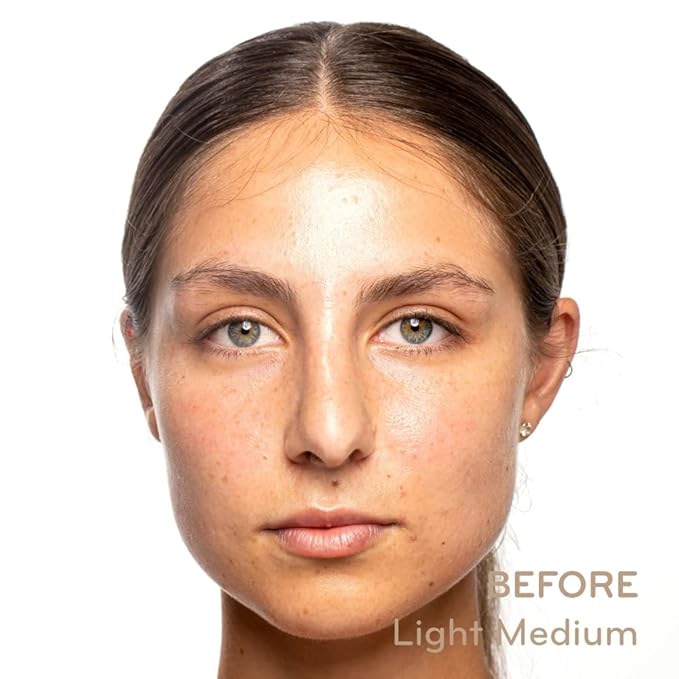 pūrlisse Radiant Glow Illuminating BB Cream with SPF 30 - Glow BB Cream Enriched with Goji & Hawthorn Berry for Dewy Skin - Helps to Improve Skin Texture & Radiance - Light Medium (1.4 oz)