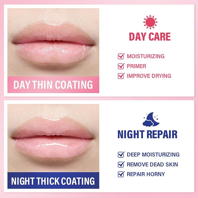 Sleeping Lip Mask, Long-Lasting Nourish & Hydrate Lip Mask, Lip Balm, Lip Oil, Lip Skin Care, Hydrating, Moisturizing Lip Lines Night Sleep Care Lip Anti-chapped Lip Cream (01# Peach)