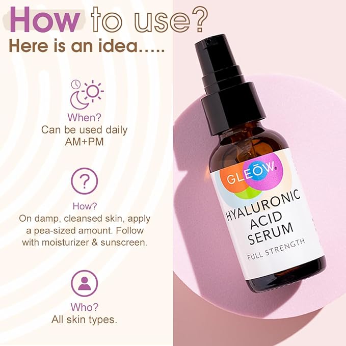 New 2024 Pure Hyaluronic Acid Serum for Face - Hydrating Serum for Women - Hyaluronic Acid Pure Face Serum for Women - Face Serum for Dry Skin with Dark Spots 2oz