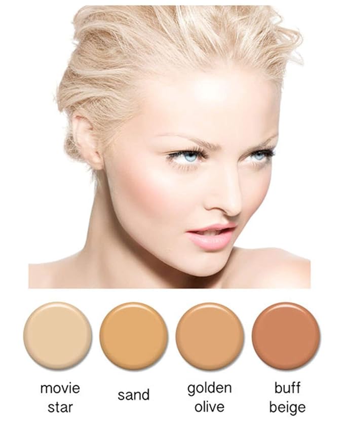 Airbrush Makeup - Foundation 1/2oz Bottle Choose Color (Golden Olive)