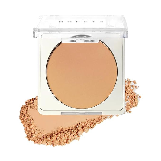 HALEYS Re-cover Pressed Powder Foundation Makeup (4.25) - Buildable Medium-to-Full Coverage, Oil Control & All-Day Comfortable Wear - Versatile Powder That Conceals Imperfections
