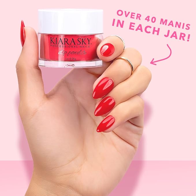 Kiara Sky Long Lasting Nail Dip Powder Pink Tones 1 oz, Flower Child