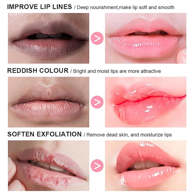 Sleeping Lip Mask, Long-Lasting Nourish & Hydrate Lip Mask, Lip Balm, Lip Oil, Lip Skin Care, Hydrating, Moisturizing Lip Lines Night Sleep Care Lip Anti-chapped Lip Cream (02# Berry)