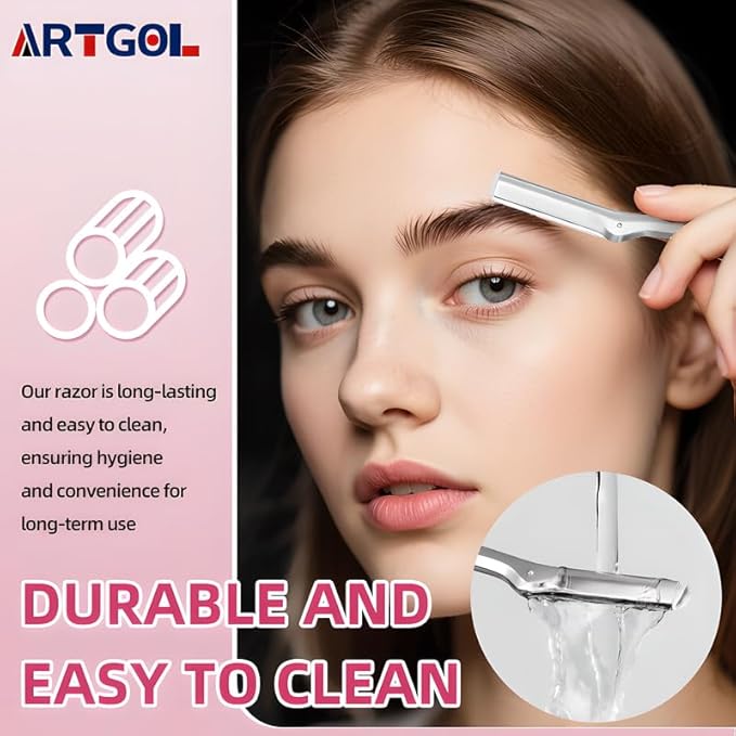 40 Count Facial Razor Replacement Blades Be suitable for Twee zerman Stainless steel blade