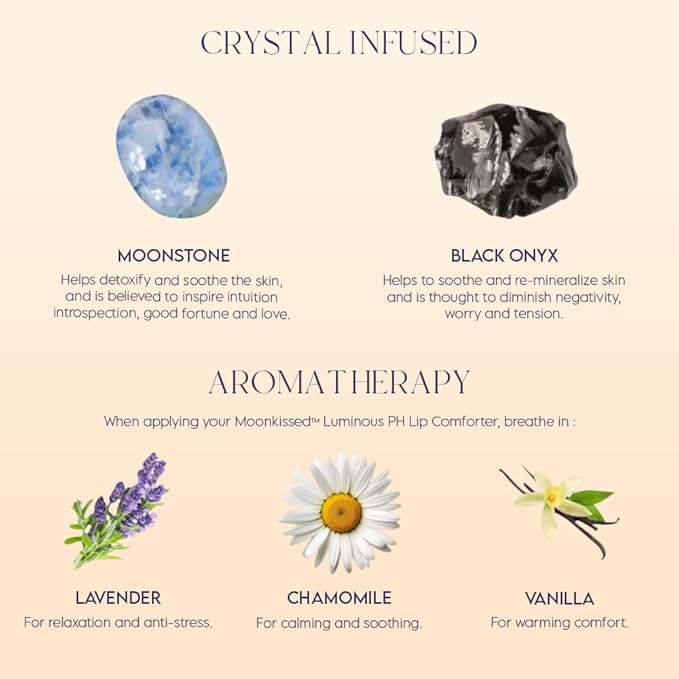 ieró Beauty Moonkissed Luminous PH Tinted Lip Balm w/Shea Butter & Vitamin E, Lip Care Moisturizer, Lip Plumper for Soft & Supple Lips, Paraben Free, Vegan, Sheer Copper Pink w/Bronze Shimmer