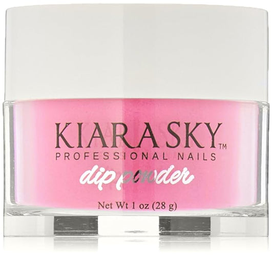 Kiara Sky Long Lasting Nail Dip Powder Pink Tones 1 oz, Pixie Pink Cream