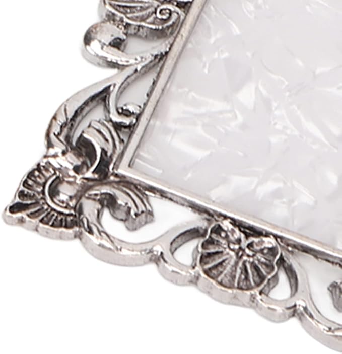 2pcs Resin Nail Art Palette, Nail Art Painting Palette Gold Silver Copper Mixed Color Vintage Photography Props Nail Gel Color Makeup Display Board Nail Art Cosmetic Mixing Tools