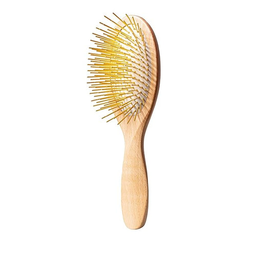 Gua Sha Hair & Scalp Brush: Premium Wooden Edition