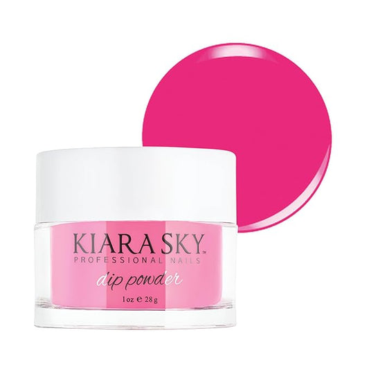 Kiara Sky Long Lasting Nail Dip Powder Pink Tones 1 oz, Razzberry Fizz