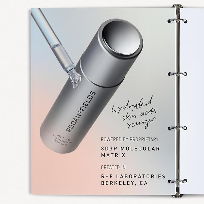 Rodan + Fields Active Hydration Serum | 1oz | Boosts Hydration Levels | Glycerin | Hylauronic Acid