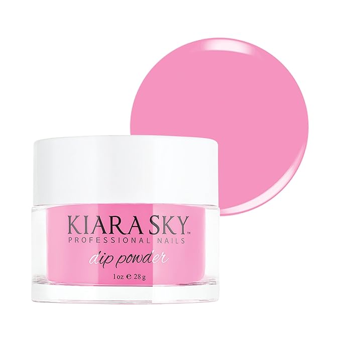 Kiara Sky Long Lasting Nail Dip Powder Pink Tones 1 oz, Bee-My-Kini