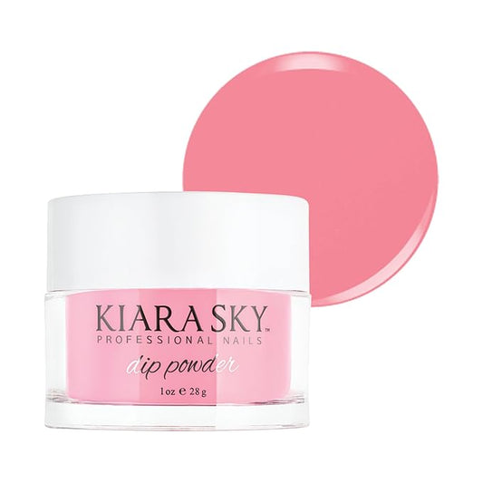Kiara Sky Long Lasting Nail Dip Powder Pink Tones 1 oz, Cotton Kisses
