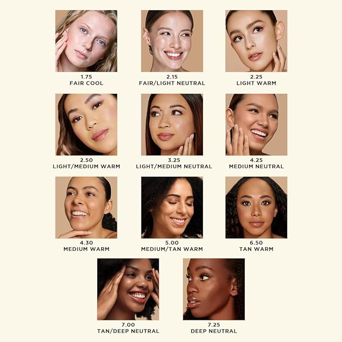 HALEYS Re-form Luminous Skin Foundation, VEGAN + CRUELTY-FREE, Blurs, Conceals, Blendable, Buildable Med-to-Full Coverage, Weightless, Oil-free, All-Day Wear, Hyaluronic Acid, All skin types (3.25)