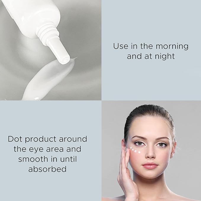 Japanese Anti Aging Firming Eye Cream - Anti Wrinkles & Puffiness - Minimize Bags Under Eyes Fine Lines & Dark Circles - Hydrating and Brightening with Collagen & Arginine (0.35 Fl Oz -10 g)