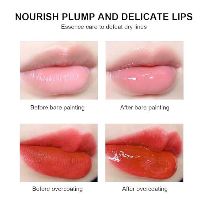Hydrating Lip Butter Balm for a Glossy Finish and Lip Glow - Lip Glowy Balm with Summer-worthy Fragrance | Vegan Lip Care (#2-Berry)