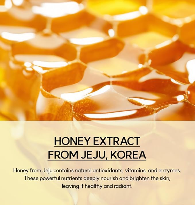 BIG DAY Nourishing Honey Face Mask | Korean Skincare for Deep Hydration & Glow | Propolis, Bee Pollen & Ceramide for Radiance & Skin Barrier Support | 120ml 4.05fl.oz