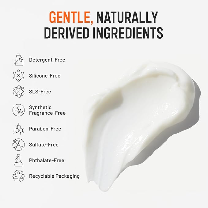 Hairstory New Wash Original Refill, Cleansing Cream for All Hair Types, Detergent Free Shampoo & Conditioner Alternative, Promotes Scalp Health, 8oz