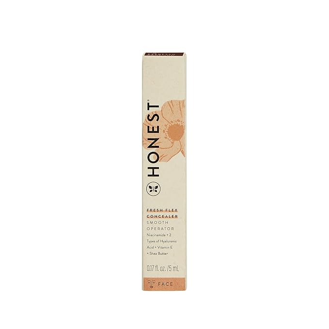 Honest Beauty Fresh Flex Concealer with Niacinamide + Vitamin E + Hyaluronic Acid | Vegan + Cruelty free | Espresso, 0.17 fl oz