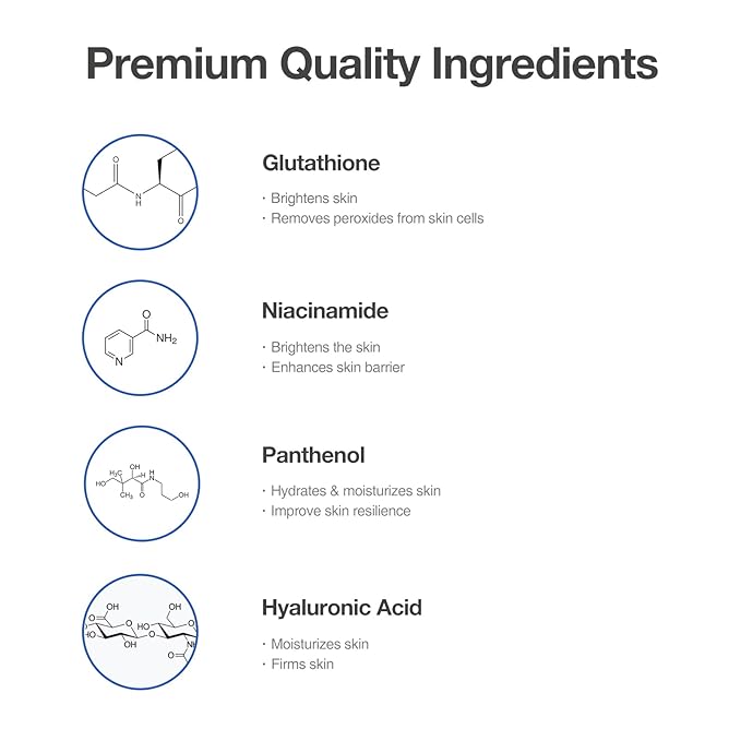 Instant Brightening Kit with Glutathione and Niacinamide | OxygenCeuticals Glutathione ToneUp Kit | Intensive Brightening Ampoule and Cream | 2 Pcs Set | Made in Korea