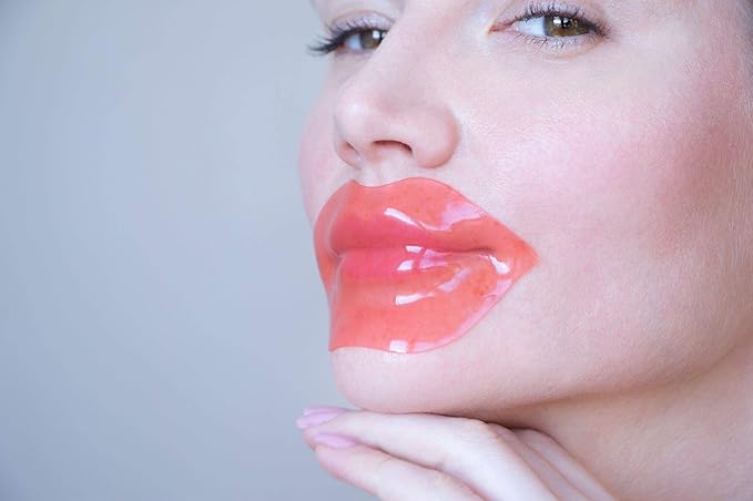 32 Pairs 24K Gold Under Eye Patches with 4 pieces of Lip Mask, Anti-Aging Eye Mask, Under Eye Mask Dark Circles and Puffiness, Wrinkles Patches with Hydrogel, Collagen Eye Pad