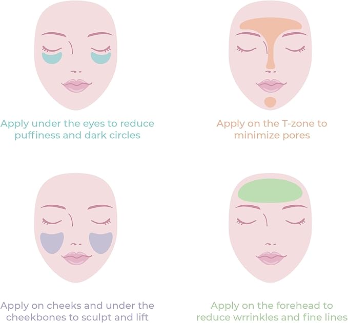 Ice Roller for Face, Ice Face Roller for Eyes, Neck and Cold Therapy for Injuries. Ice Mold for Face Massager, Skin Care. Remove Fine Lines, Shrink Pores, Reduce Acne (White)