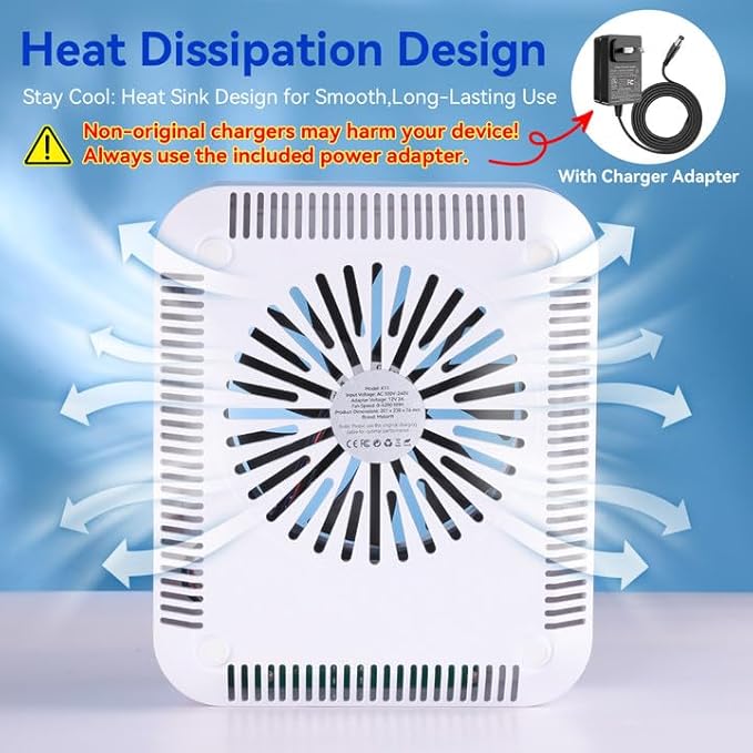 Makartt Nail Dust Collector - Professional Powerful Suction Larina Dust Collector Nail Tech LED Display, Adjustable Speed Reusable Filter, Strainer Panel for Acrylic Nail Polishing Manicure Salon Home