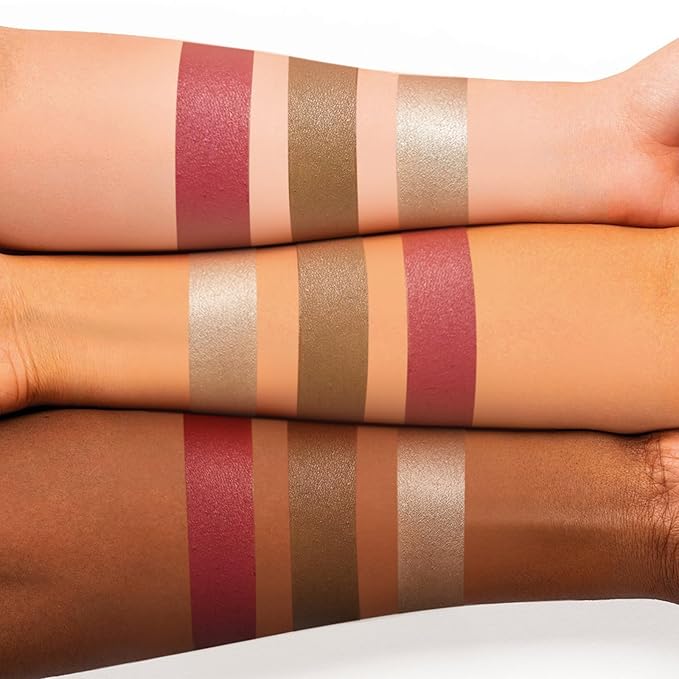 3 Pcs Face Contour Stick Kit, Matte Finish Face Stick Trio with Bronzer Blush Highlighter and Brush, Long Lasting Waterproof Cream Beauty Wand Makeup Set for Sculpt Glowing Face Look (#3, 9, 12)