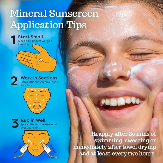 SPF 45 Every Day Tint Mineral Sunscreen | 2.5 Fl Oz Biodegradable, Paraben Free & Reef Safe | Non-Greasy Tinted Sunscreen For Face & Body Protection Against UVA & UVB