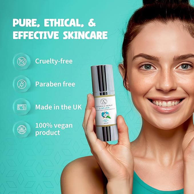 Vitamin C Serum for Face with Hyaluronic Acid, Aloe Vera, Retinol, and Vitamin E - Natural Skin Care for Beautiful and Healthy Skin - Helps Dull and Tired Skin and Fine Lines