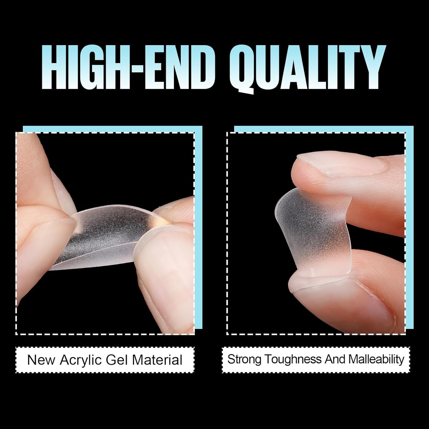 TOMICCA Extra Short Coffin Nail Tips, 360Pcs Extra Short Gel Tips Full Matte Soft Nails Tips, Fake Acrylic Coffin Nail Tips for Dip Powder Gel Polish 15 Sizes