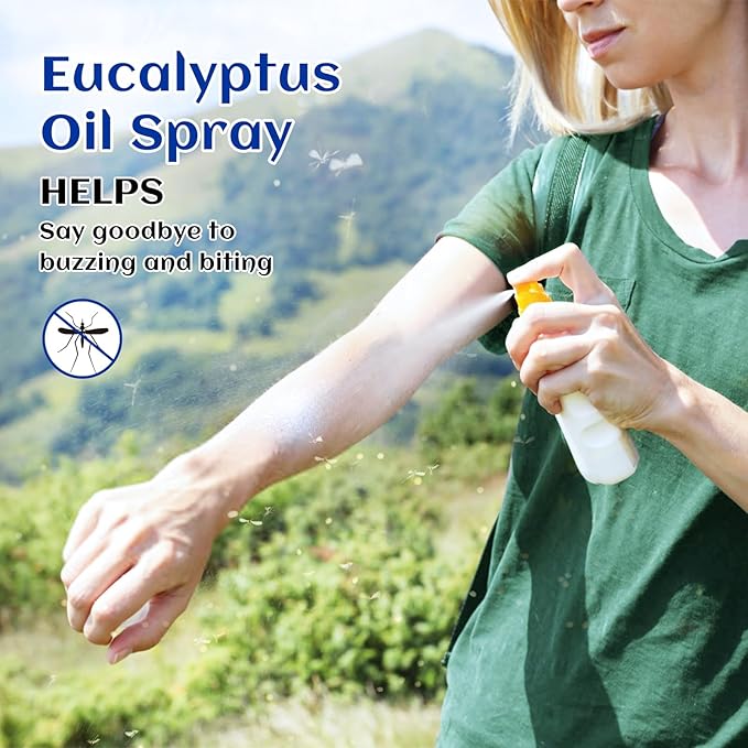 HIQILI Eucalyptus Essential Oil for Spray, Diffuser & Skin, 100% Pure Undiluted - 32 Fl Oz