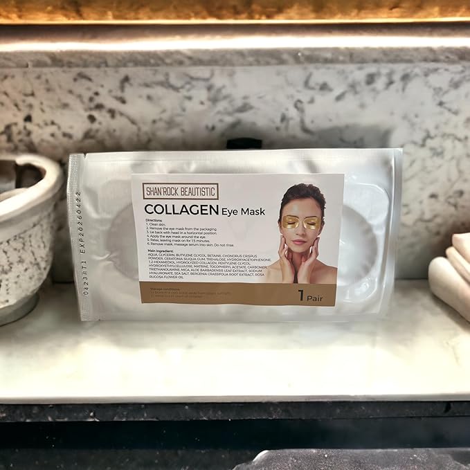 5pc Luxury Collagen Eye Mask/Anti-Wrinkle Hydrating Eye Mask/Anit-Aging Moisturizing Eye Mask