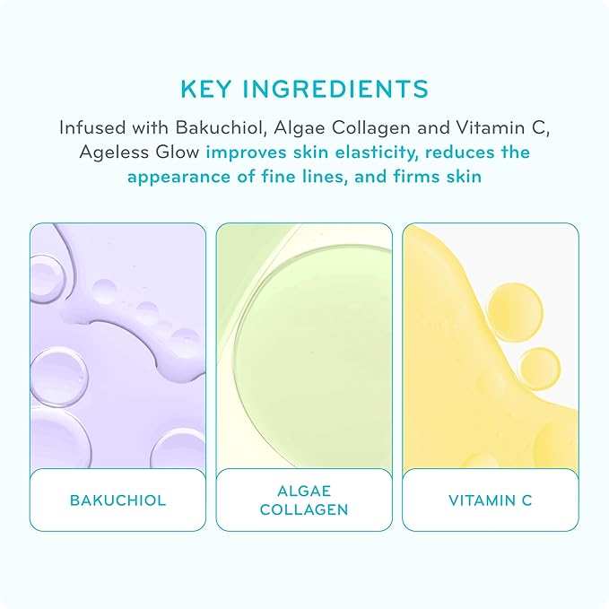 pūrlisse Ageless Glow Serum BB Cream SPF 40 - Glow BB Cream with SPF Enriched with Bakuchiol & Vitamin C to Help Improve Firmness & Reduce Wrinkles for Dewy Skin - Tan (1.4 oz)