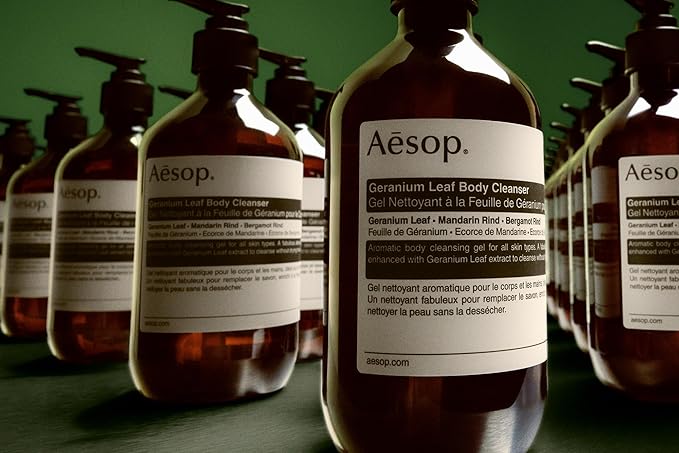 Aesop Geranium Leaf Body Cleanser + Scrub | 16.9 oz + 6.2 oz