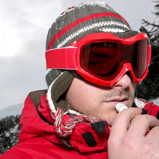 7-Pack Green Tea Lip Balm Gift Set by Naturistick. 100% Natural Ingredients. Best Beeswax Chapstick for Dry, Chapped Lips. Made in USA