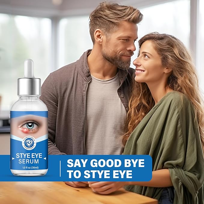 Stye Eye Treatment, Stye Eye Serum for Styes Chalazion and Blepharitis, Gently Cleanses Lashes and Eyes, Restore Healthier Eye Skin, 1 Fl.oz