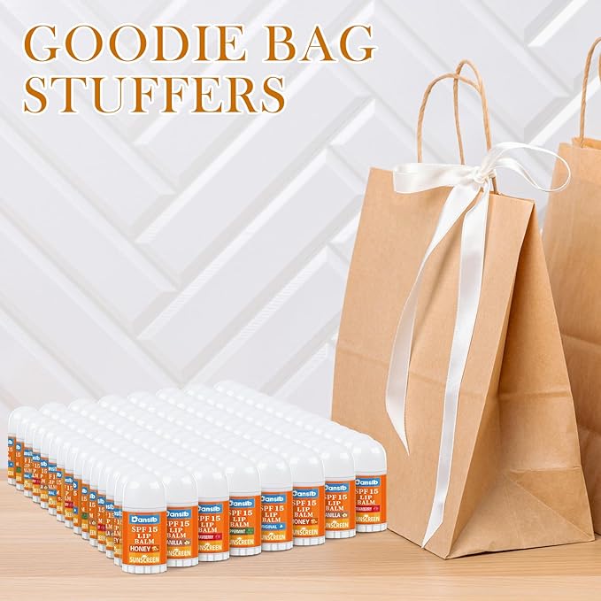 25 Pcs Mini Sunscreen Lip Balms Bulk SPF 15 Lip Balm Sticks Lip Balm Favors with Sunscreen Employee Staff Appreciation Gifts Bulk Team Coworkers Christmas Gifts for Outdoor Travel Beach