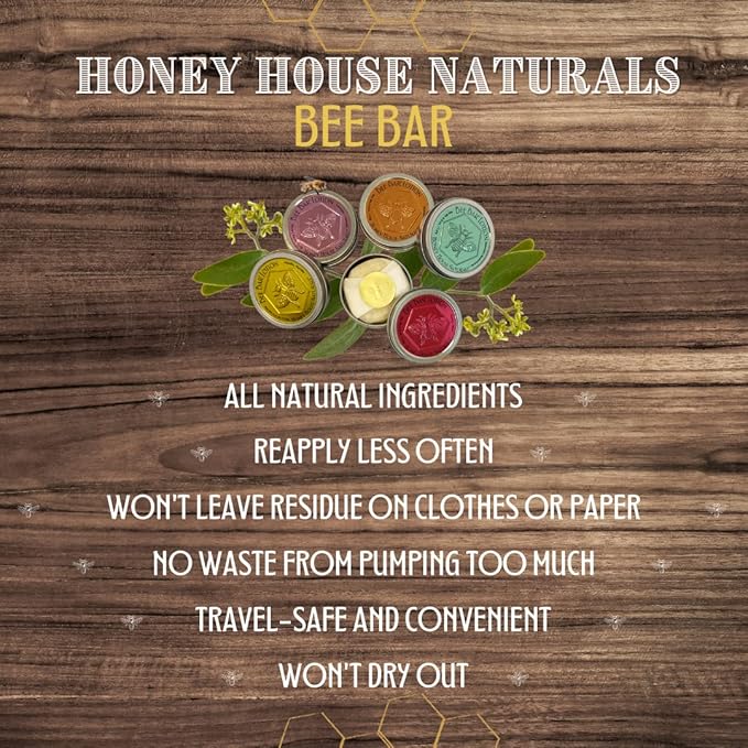 Honey House Naturals Large and Small Bee Bar Duo (Peppermint)