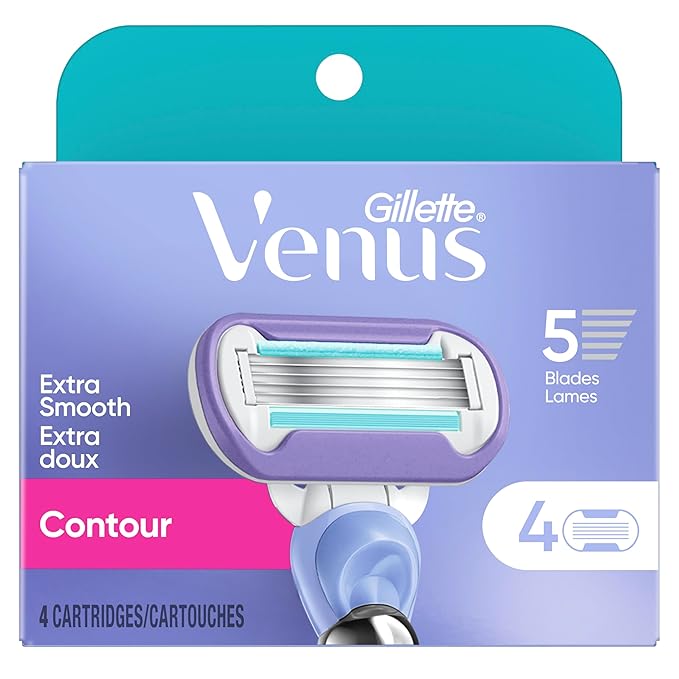 Gillette Venus Extra Smooth Swirl Women's Razor Blade Refills - 4 Count